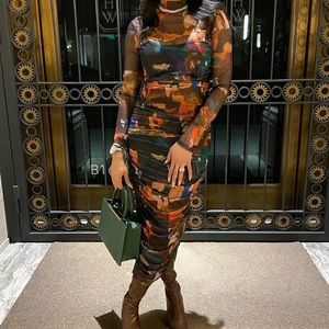 Multi color dress